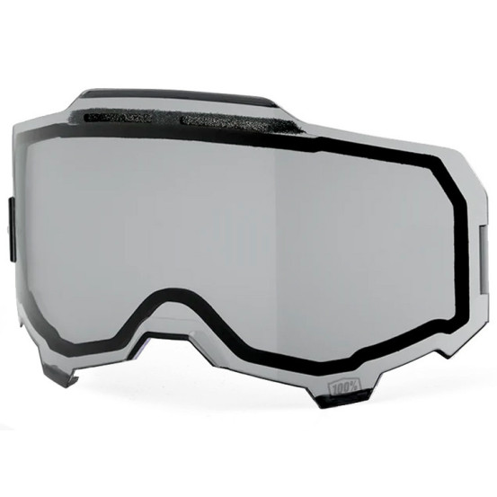 Ecran double 100% anti-buée pour masque cross Armega/Armatic - Fumé