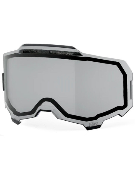 Ecran double 100% anti-buée pour masque cross Armega/Armatic - Fumé