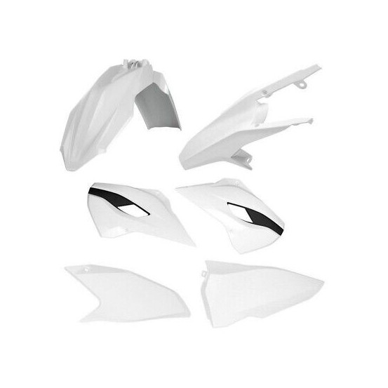 Kit plastiques - Blanc - POLISPORT Husqvarna TE-FE 2014-2016
