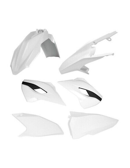 Kit plastiques - Blanc - POLISPORT Husqvarna TE-FE 2014-2016