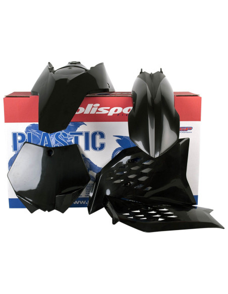 Kit plastiques - Noir - POLISPORT KTM SX SX-F 2007-2010