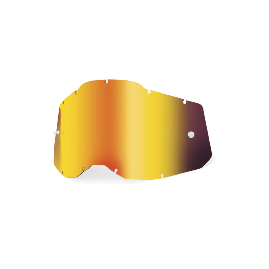 Ecran 100% pour masque cross enfant Accuri 2/Strata 2 - Iridium Rouge