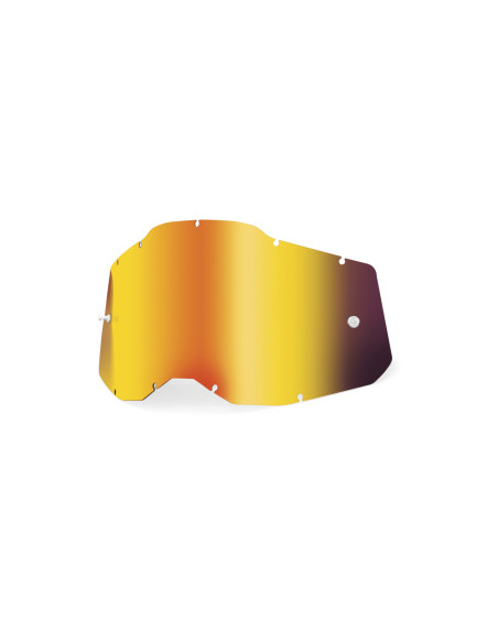 Ecran 100% pour masque cross enfant Accuri 2/Strata 2 - Iridium Rouge