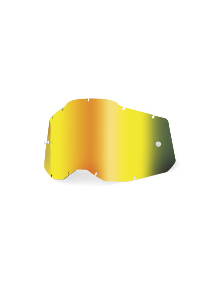 Ecran 100% pour masque cross enfant Accuri 2/Strata 2 - Iridium Doré