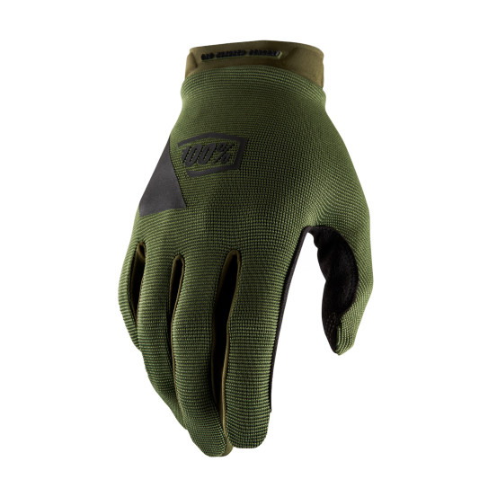 Gants cross 100% Ridecamp Fatigue Kaki