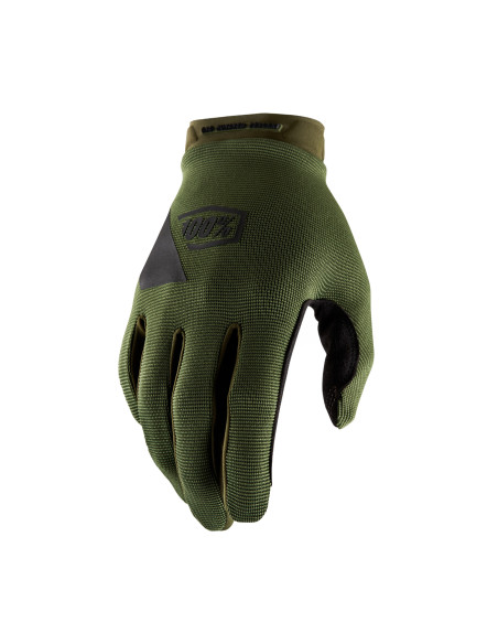 Gants cross 100% Ridecamp Fatigue Kaki