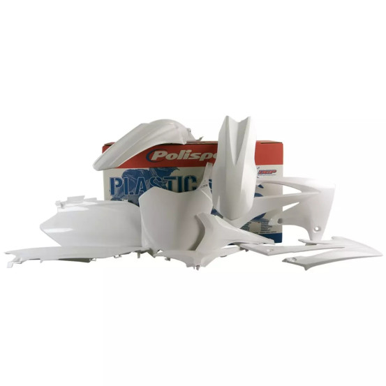 Kit plastiques - Blanc - POLISPORT Honda 250 CRF-R 2011-2013 450 CRF-R 2011-2012