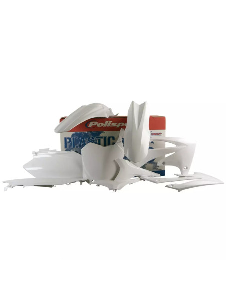 Kit plastiques - Blanc - POLISPORT Honda 250 CRF-R 2011-2013 450 CRF-R 2011-2012