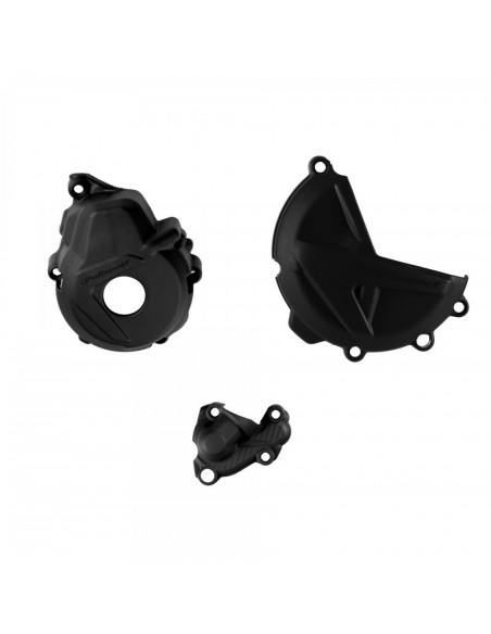 Kit de Protection de carters - Noir - POLISPORT Gas Gas 250 300 EC 2021
