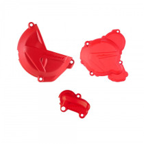 Kit de Protection de carters - Rouge - POLISPORT Gas Gas 250 300 EC 2021