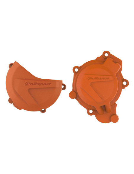 Kit de Protection de carters - Orange - POLISPORT KTM 125 SX Husqvarna 125 TC 2016-2018