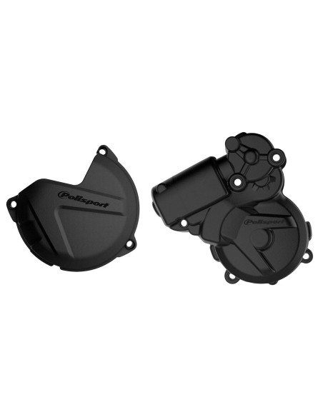 Kit de Protection de carters - Noir - POLISPORT KTM 250 300 EXC Husqvarna 250 300 TE 2013-2016