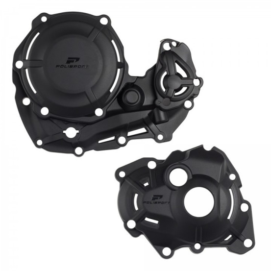 Kit de Protection de carters - Noir - POLISPORT Yamaha 450 YZ-F 2023-2026 / 450 WR-F 2024-2026