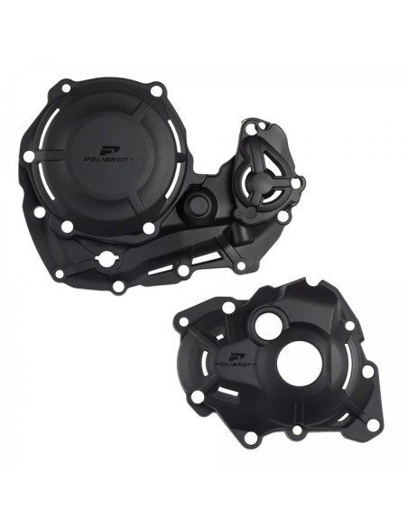 Kit de Protection de carters - Noir - POLISPORT Yamaha 450 YZ-F 2023-2026 / 450 WR-F 2024-2026
