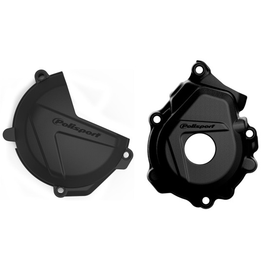 Kit de Protection de carters - Noir - POLISPORT KTM 250 350 SX-F Husqvarna 250 350 FC 2016-2022