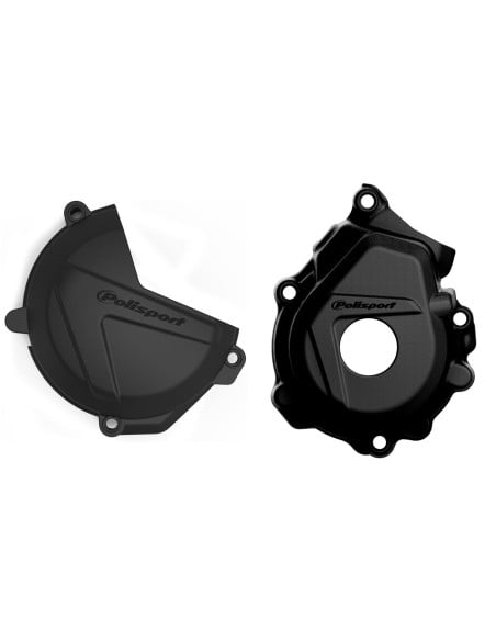 Kit de Protection de carters - Noir - POLISPORT KTM 250 350 SX-F Husqvarna 250 350 FC 2016-2022
