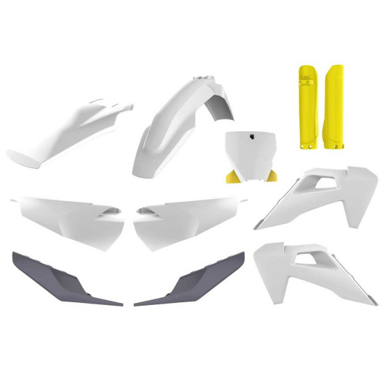 Kit plastiques complet - Origine 2020 - POLISPORT Husqvarna 125 TC 250 350 450 FC 2019-2022