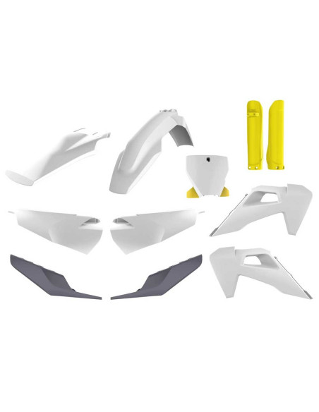 Kit plastiques complet - Origine 2020 - POLISPORT Husqvarna 125 TC 250 350 450 FC 2019-2022