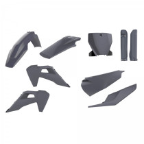 Kit plastiques complet - Gris - POLISPORT Husqvarna TE-FE 2020-2022
