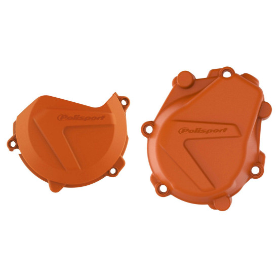 Kit de Protection de carters - Orange - POLISPORT KTM 450 SX-F / Husqvarna 450 FC 2016-2022