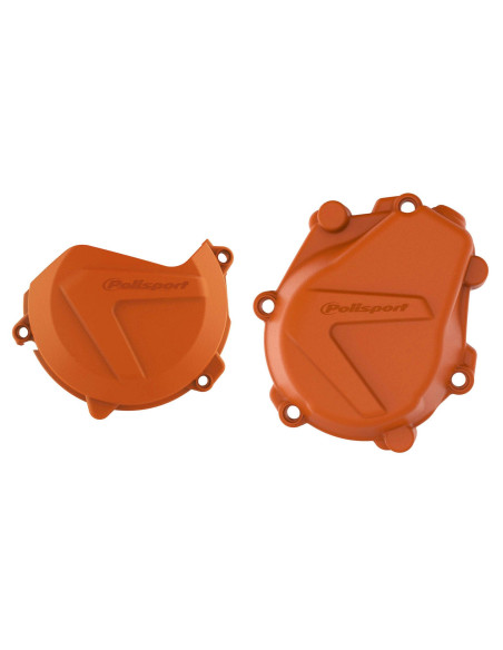 Kit de Protection de carters - Orange - POLISPORT KTM 450 SX-F / Husqvarna 450 FC 2016-2022