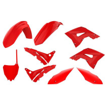 Kit plastiques restylé - Rouge - POLISPORT Honda 125 250 CR 2002-2007 Style CRF 2018