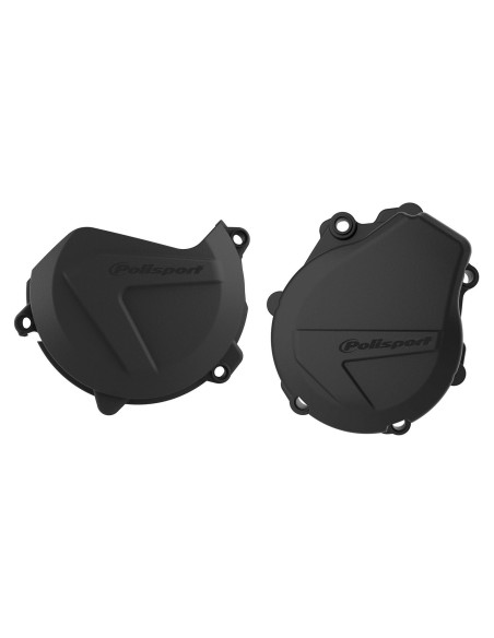 Kit de Protection de carters - Noir - POLISPORT KTM 450 EXC-F Husqvarna 450 FE 2017-2023
