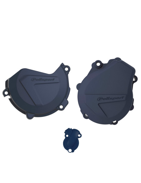 Kit de Protection de carters - Bleu - POLISPORT KTM 450 EXC-F Husqvarna 450 FE 2017-2023