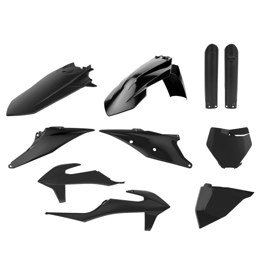 Kit plastiques complet - Noir - POLISPORT KTM KTM SX SX-F 2019-2022