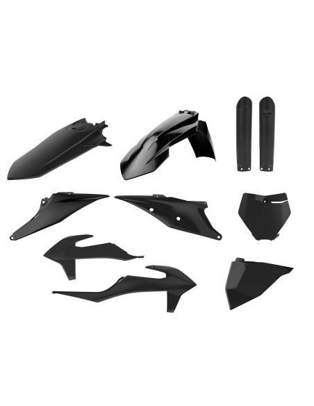 Kit plastiques complet - Noir - POLISPORT KTM KTM SX SX-F 2019-2022