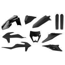 Kit plastiques complet - Noir - POLISPORT KTM EXC EXC-F 2020-2023