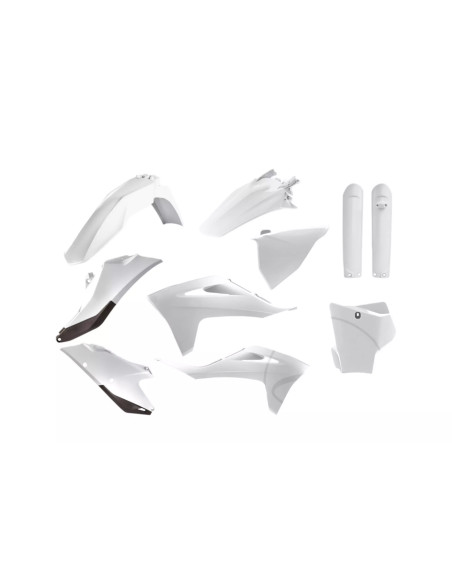 Kit plastiques - Blanc - POLISPORT Gas Gas MC MCF 2021-2023