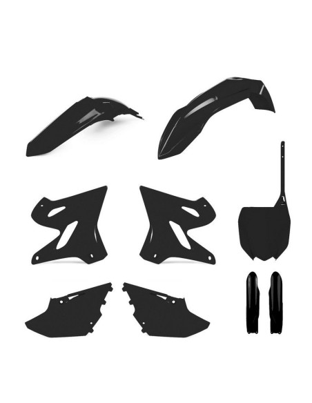 Kit plastiques - Noir - POLISPORT Yamaha 125-250 YZ 2021
