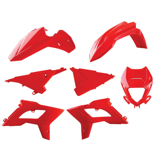 Kit plastiques restylé - Rouge - POLISPORT Beta RR 2T 4T 2013-2017