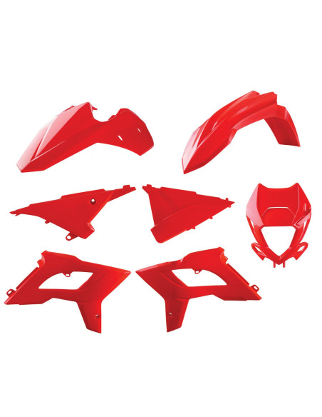 Kit plastiques restylé - Rouge - POLISPORT Beta RR 2T 4T 2013-2017