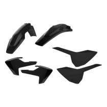 Kit plastiques - Noir - POLISPORT Husqvarna TE FE 2017-2018