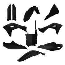 Kit plastiques - Noir - POLISPORT Kawasaki 450 KXF 2024-2026