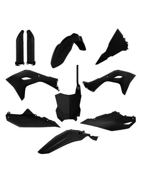 Kit plastiques - Noir - POLISPORT Kawasaki 450 KXF 2024-2026