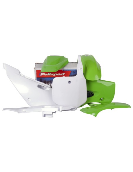 Kit plastiques - Origine - POLISPORT Kawasaki 110 KLX 2002-2009