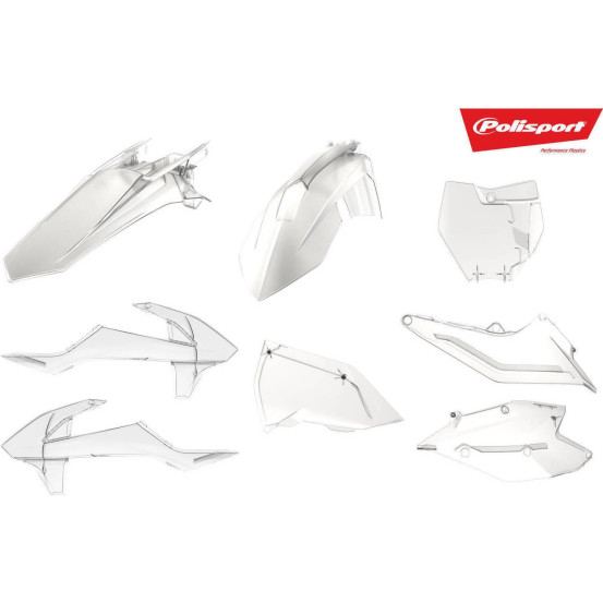 Kit plastiques - Translucide - POLISPORT KTM 125 250 SX 2016-2018 / 150 SX 2017 / SX-F 2016-2018