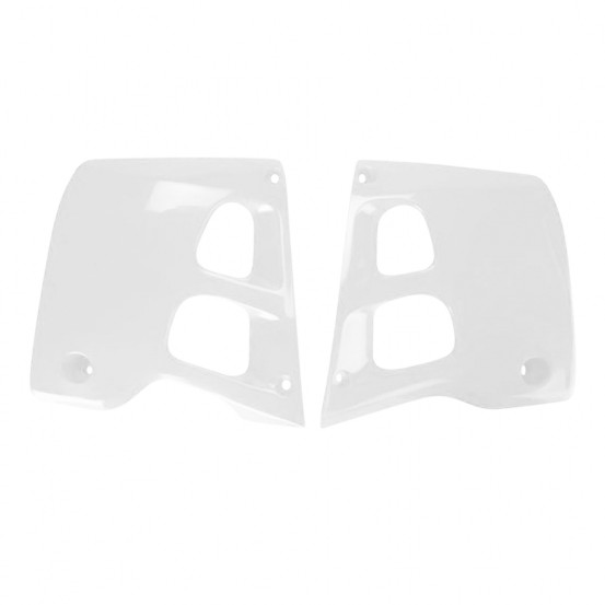 Ouïes de radiateur - Blanc - POLISPORT Honda 125 CR 1991-1992 250 CR 1990-1991