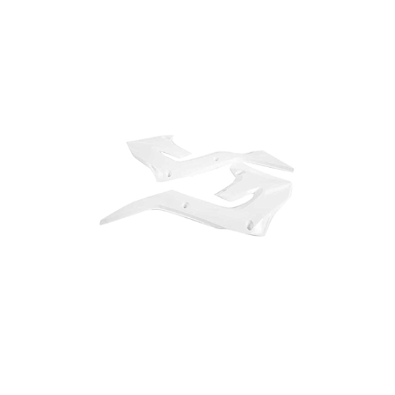 Ouies de radiateur - Blanc - POLISPORT Restyle Kawasaki 125 250 KX 2003-2008