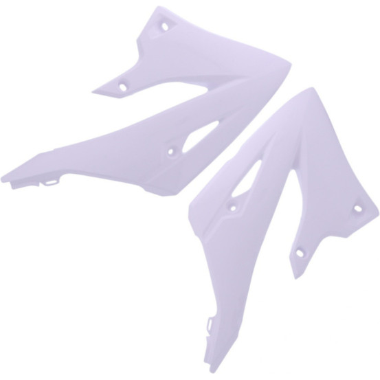 Ouïes de radiateur - Blanc - POLISPORT Yamaha 125 250 YZ 2022
