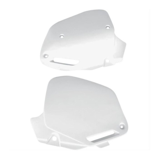 Plaques latérales - Blanc - POLISPORT Honda 125 CR 1991-1992 / 250 CR 1990-1991 / 500 CR 1995-2000
