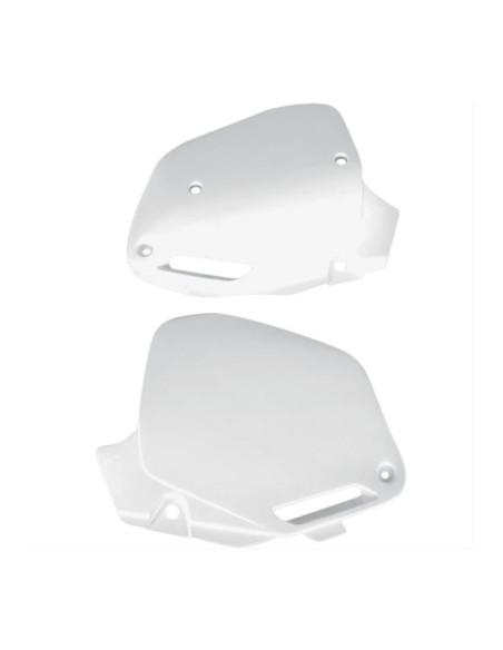 Plaques latérales - Blanc - POLISPORT Honda 125 CR 1991-1992 / 250 CR 1990-1991 / 500 CR 1995-2000