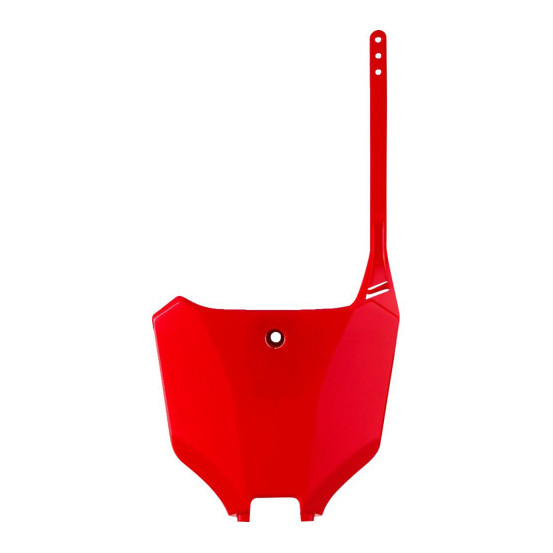Plaque numéro frontale - Rouge - POLISPORT Honda 250 CRF-R 2022-2026 450 CRF-R 2021-2026