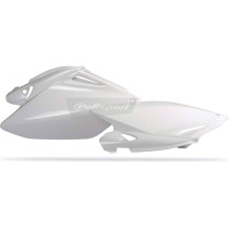 Plaques latérales - Blanc - POLISPORT Honda 250 CRF-R 2006-2009