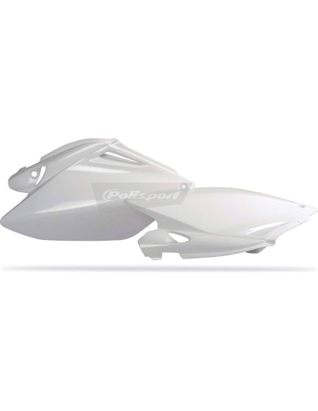 Plaques latérales - Blanc - POLISPORT Honda 250 CRF-R 2006-2009