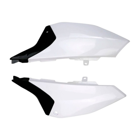 Plaques latérales - Blanc - POLISPORT Yamaha 65 YZ 2019-2022