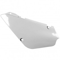 Plaques latérales - Blanc - POLISPORT Suzuki 85 RM 2002